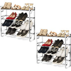 4-Tier Adjustable Expandable Freestanding Shoe Rack - view 7