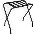 Foldable Luggage Rack, X-Shaped Suitcase Stand, Guest Room, Black Finish