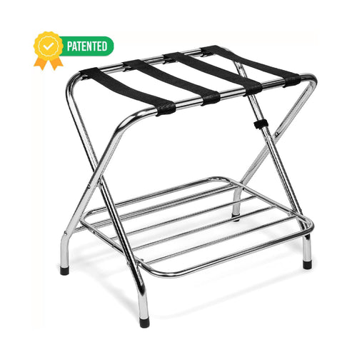 2-Tier Folding X-Shaped Luggage Rack - view 2