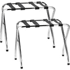 Foldable X-Shape Single-Tier Luggage Rack - view 7