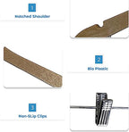 Wood-Look Standard Shaped Hangers - view 4