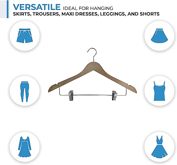 Wood-Look Standard Shaped Hangers - view 8