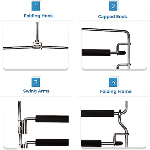 8-Tier Foldable Trouser Hanger - view 4