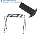 Foldable X-Shape Single-Tier Luggage Rack - view 4