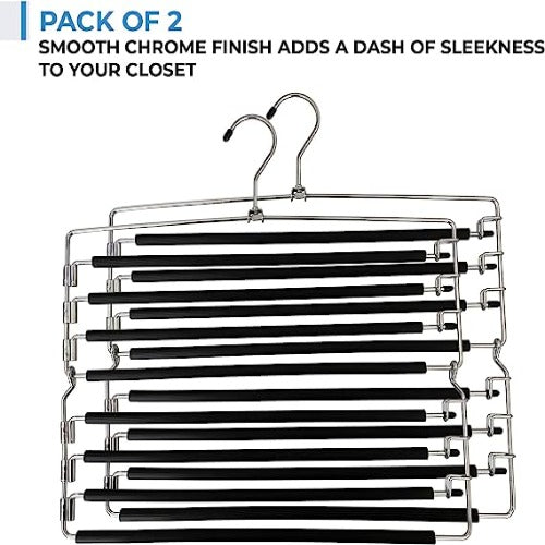 8-Tier Foldable Trouser Hanger - view 9
