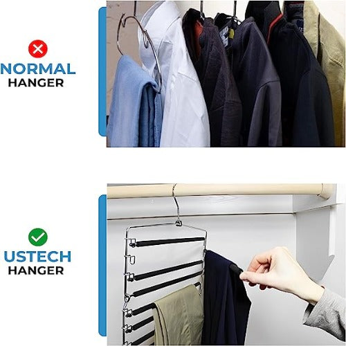 8-Tier Foldable Trouser Hanger - view 7