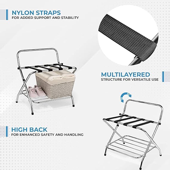2-Shelf Foldable Luggage Rack - view 2