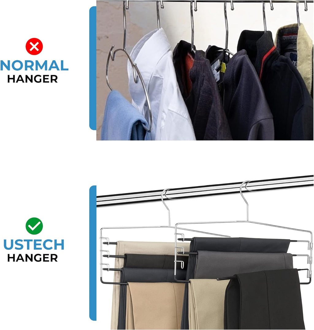 4-Tier Swing Arm Pants Hanger - view 7