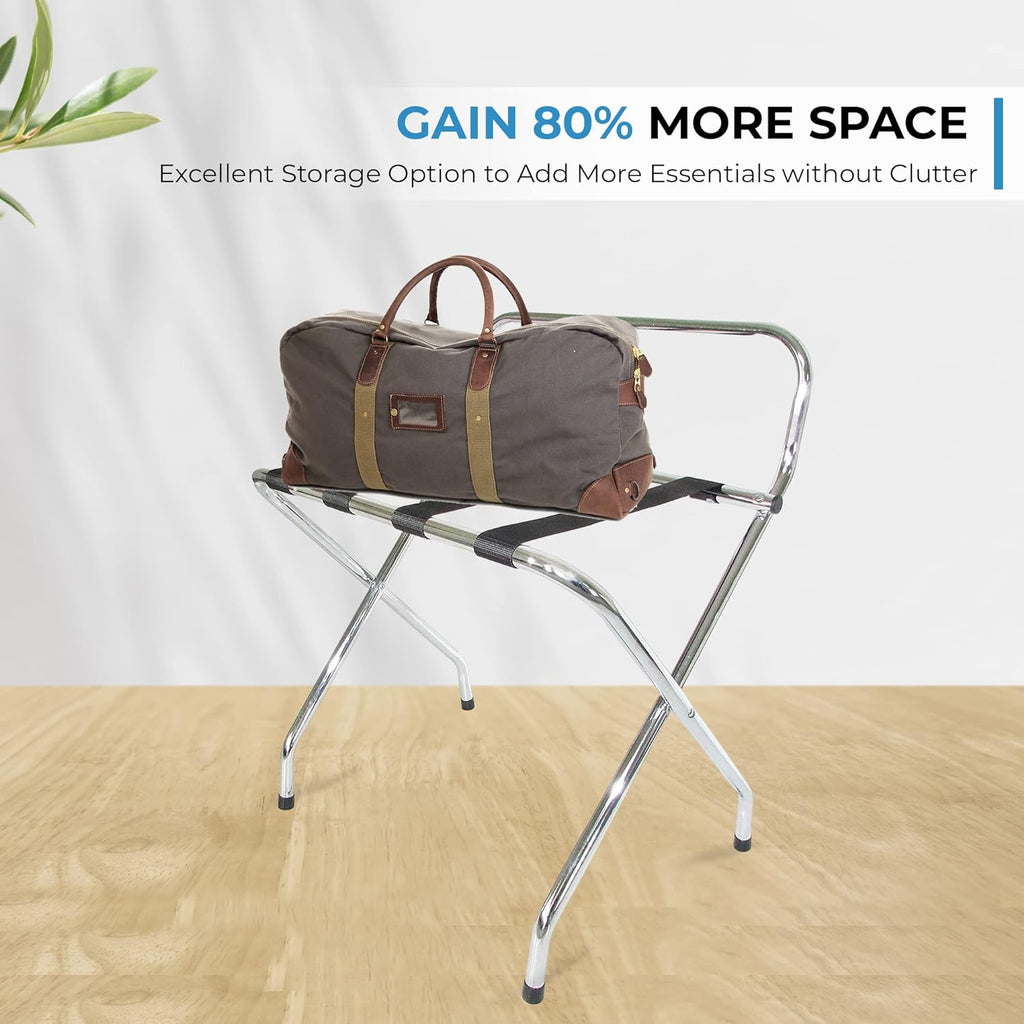 Foldable X-Shape Luggage Rack - view 2