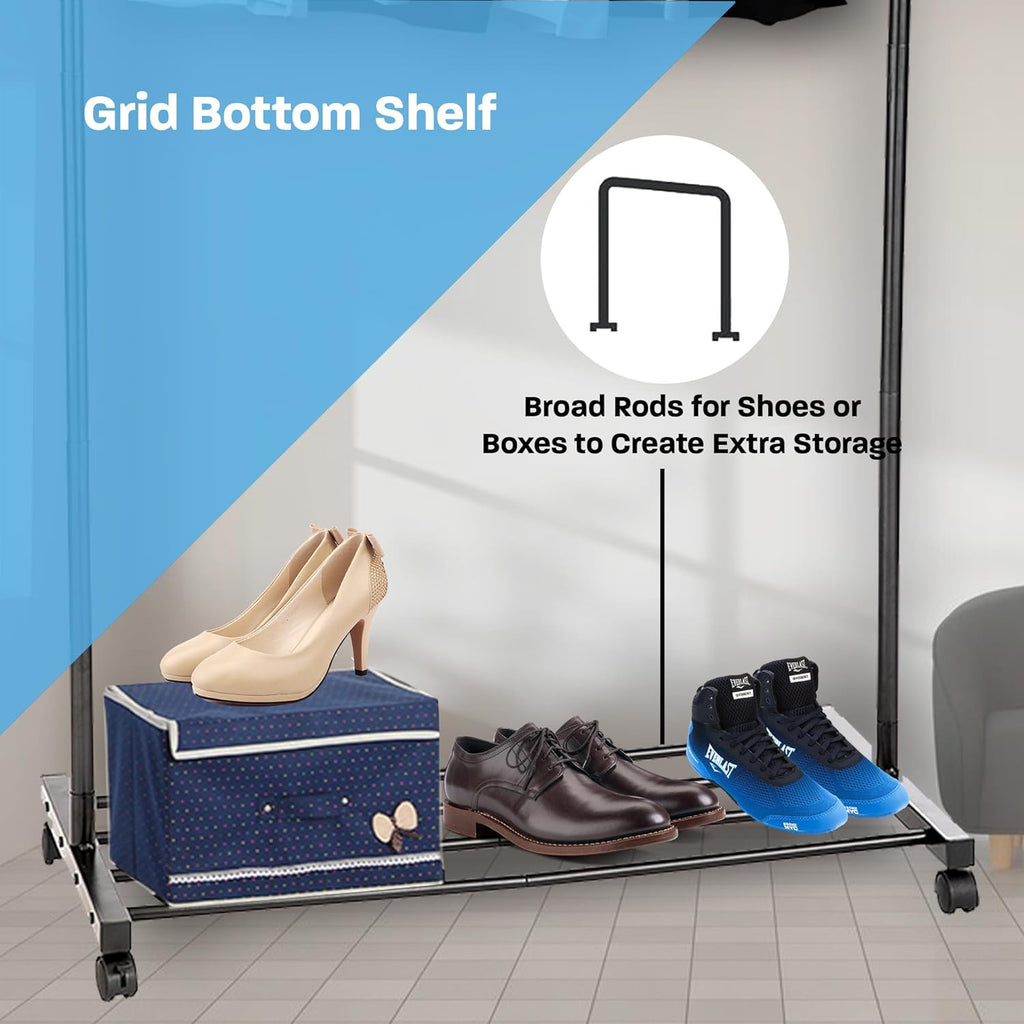 Heavy Duty Rolling Garment Rack - view 5