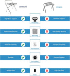 Foldable X-Shape Luggage Rack - view 4