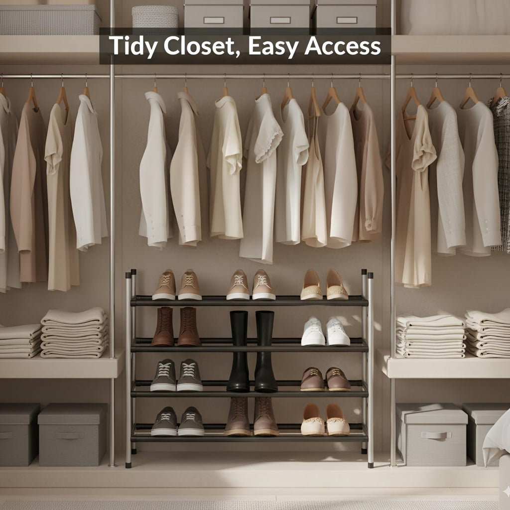 4-Tier Adjustable Shoe Rack - view 8