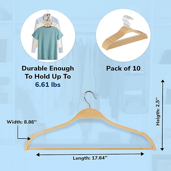 Wooden Suit Hangers - view 6