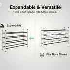 4-Tier Adjustable Shoe Rack - view 3
