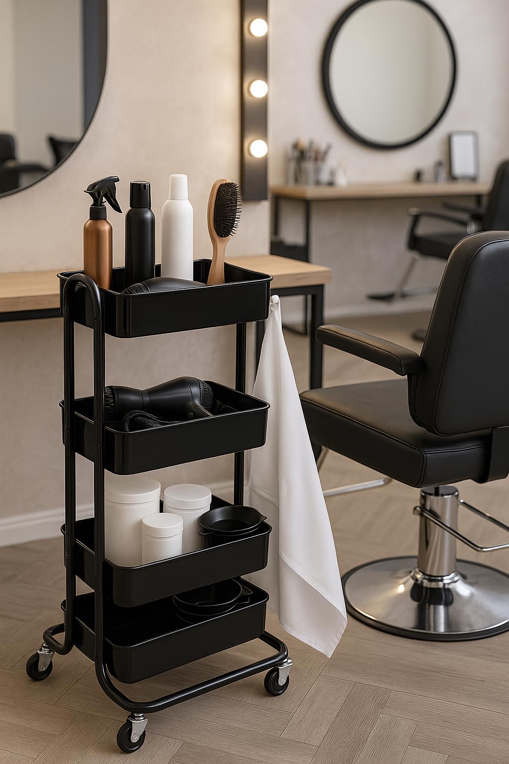 3-Tier Rolling Storage Cart - view 6