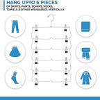 6-Tier Foldable Pants & Skirt Hanger - view 8