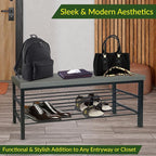 Entryway Shoe Storage Bench - view 6