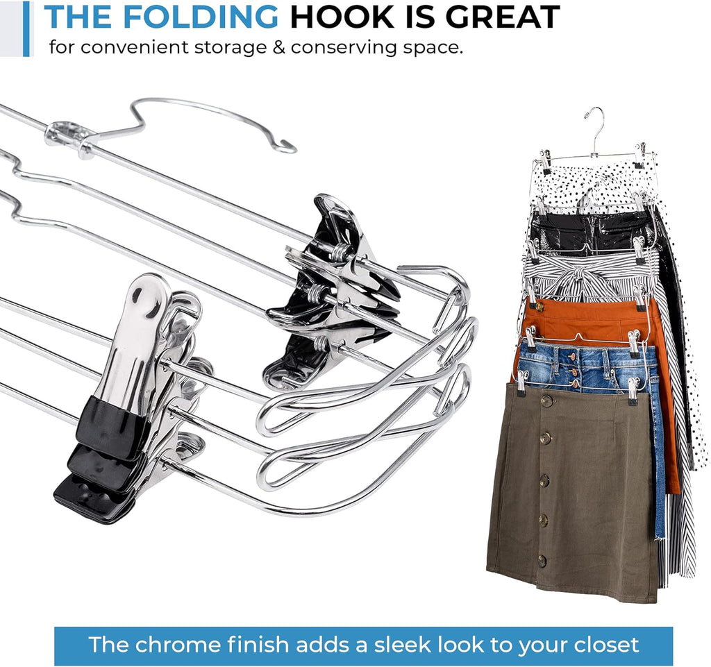 6-Tier Foldable Pants & Skirt Hanger - view 9