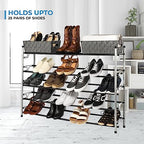 5-Tier Slide-n-Adjust Shoe Rack - view 10