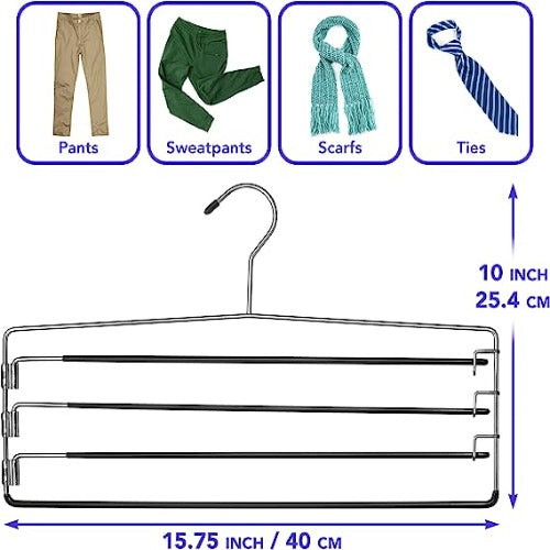 4-Tier Folding Pants Hanger - view 7
