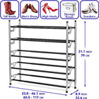5-Tier Slide-n-Adjust Shoe Rack - view 8