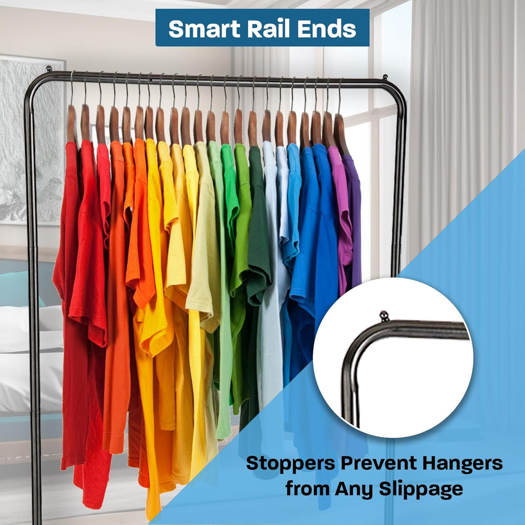 Heavy Duty Rolling Garment Rack - view 4