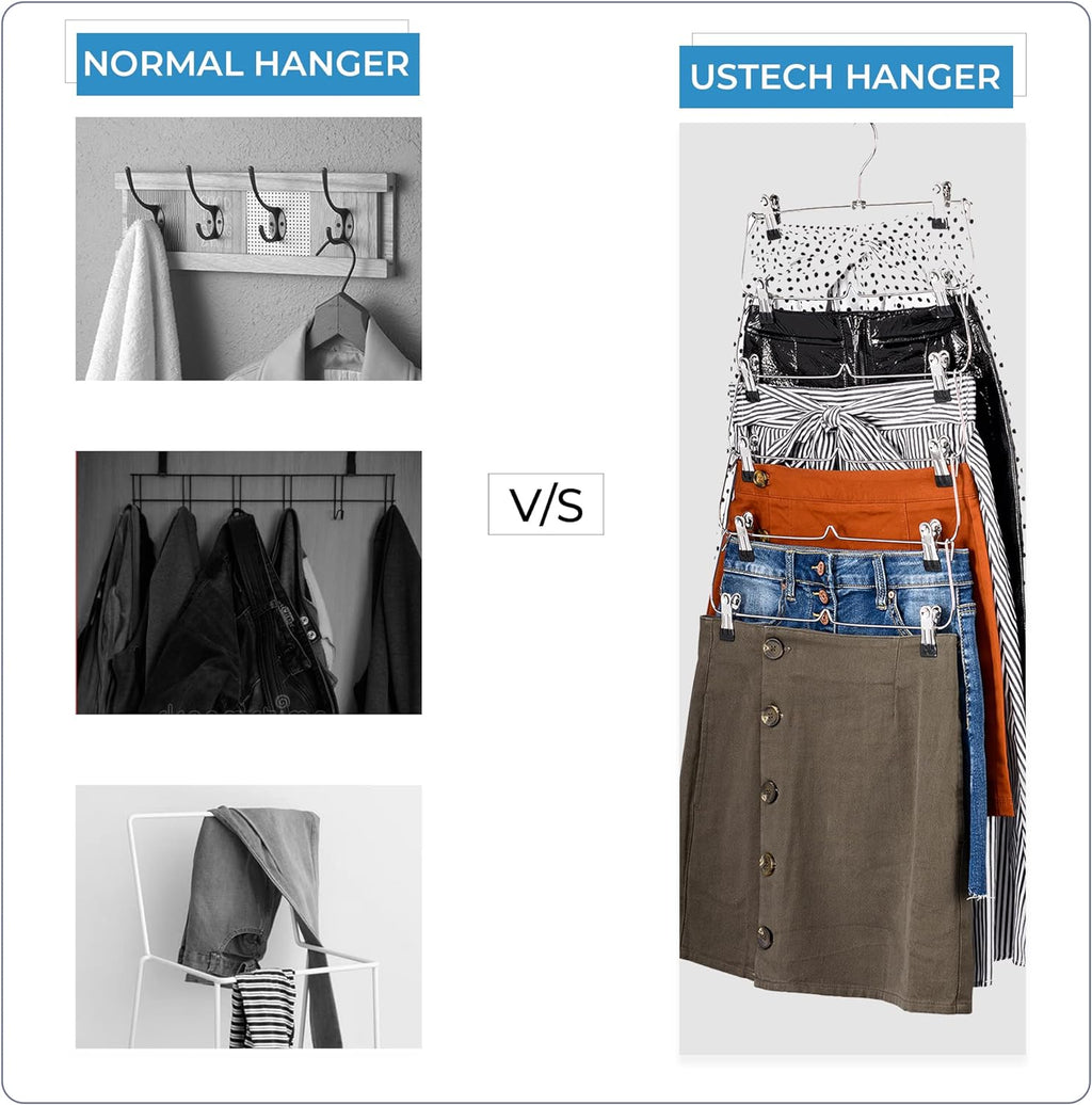 6-Tier Foldable Pants & Skirt Hanger - view 10