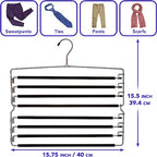 8-Tier Foldable Trouser Hanger - view 6