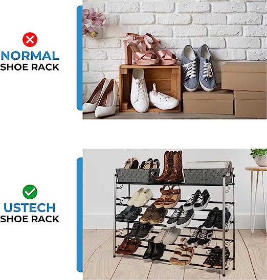 5-Tier Slide-n-Adjust Shoe Rack - view 9
