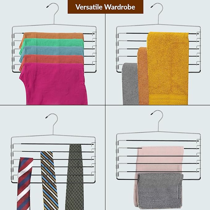 6-Tier Swing-Arm Pants Hanger - view 4