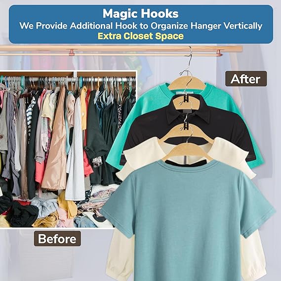 Wooden Suit Hangers - view 3