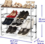 4-Tier Adjustable Shoe Rack - view 6
