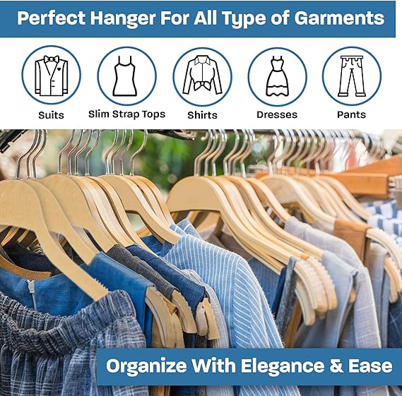 Wooden Suit Hangers - view 5