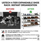 4-Tier Adjustable Shoe Rack - view 4