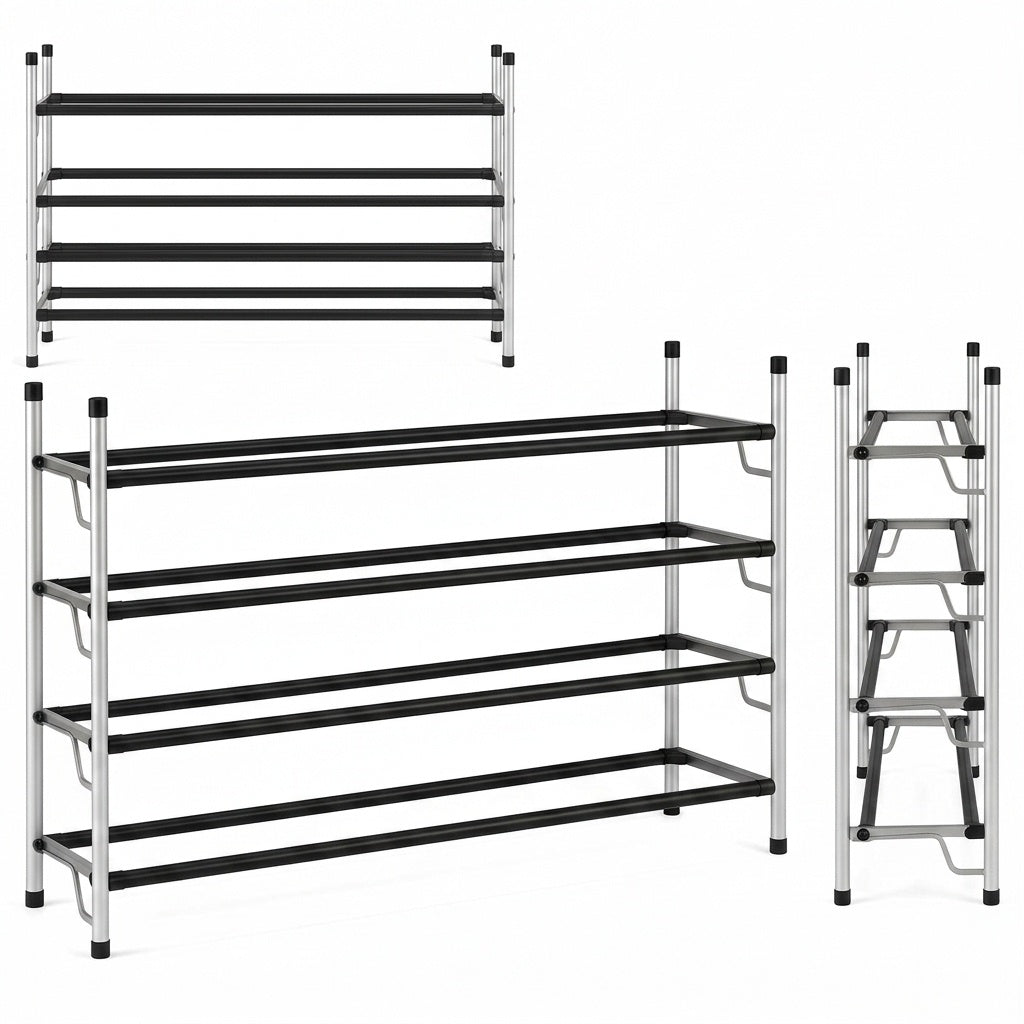 4-Tier Adjustable Shoe Rack - view 5