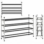 4-Tier Adjustable Shoe Rack - view 5