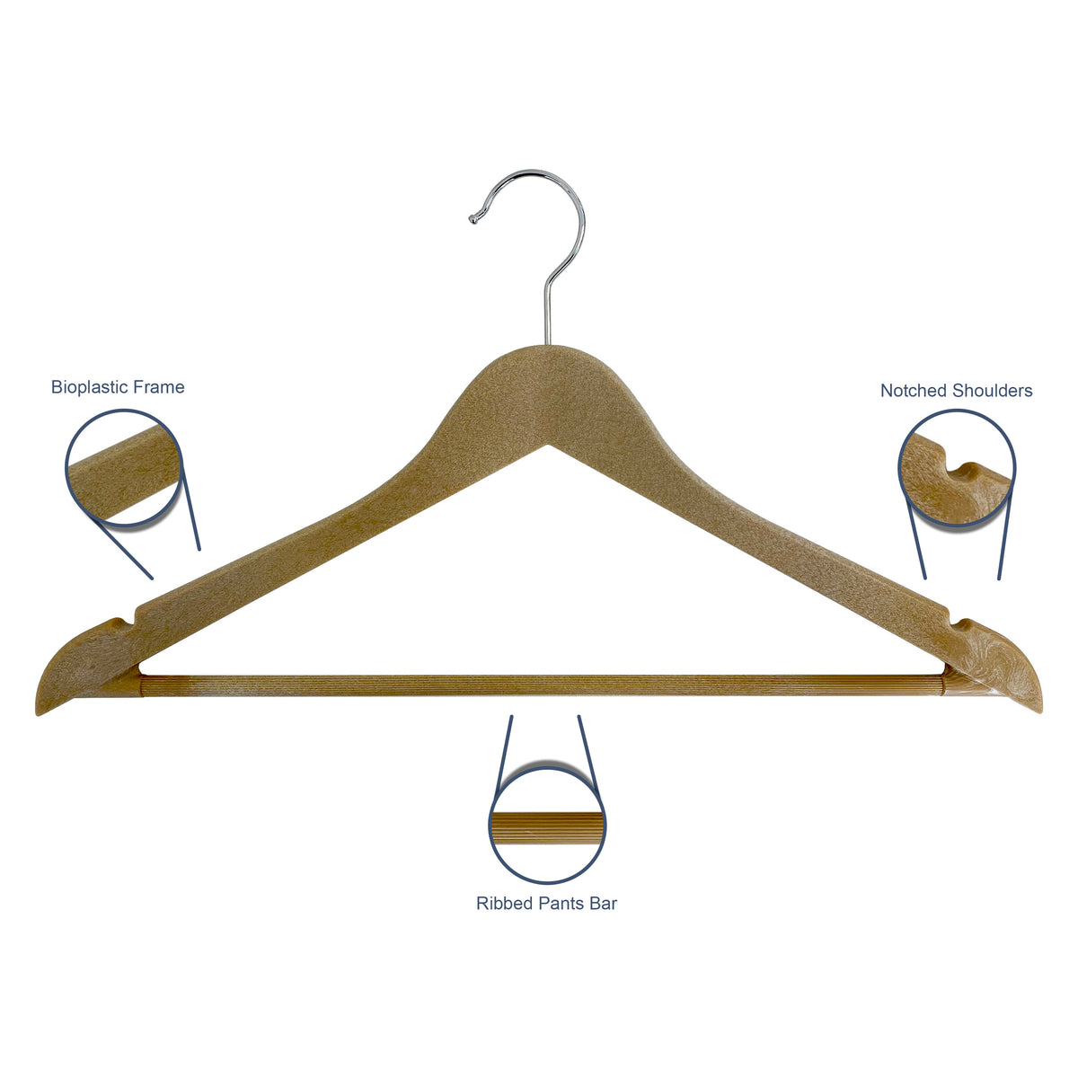 Bowed Suit Hangers - view 4