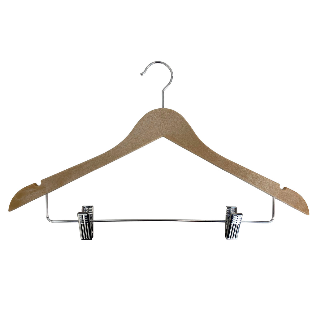 Wood-Look Standard Shaped Hangers - view 3