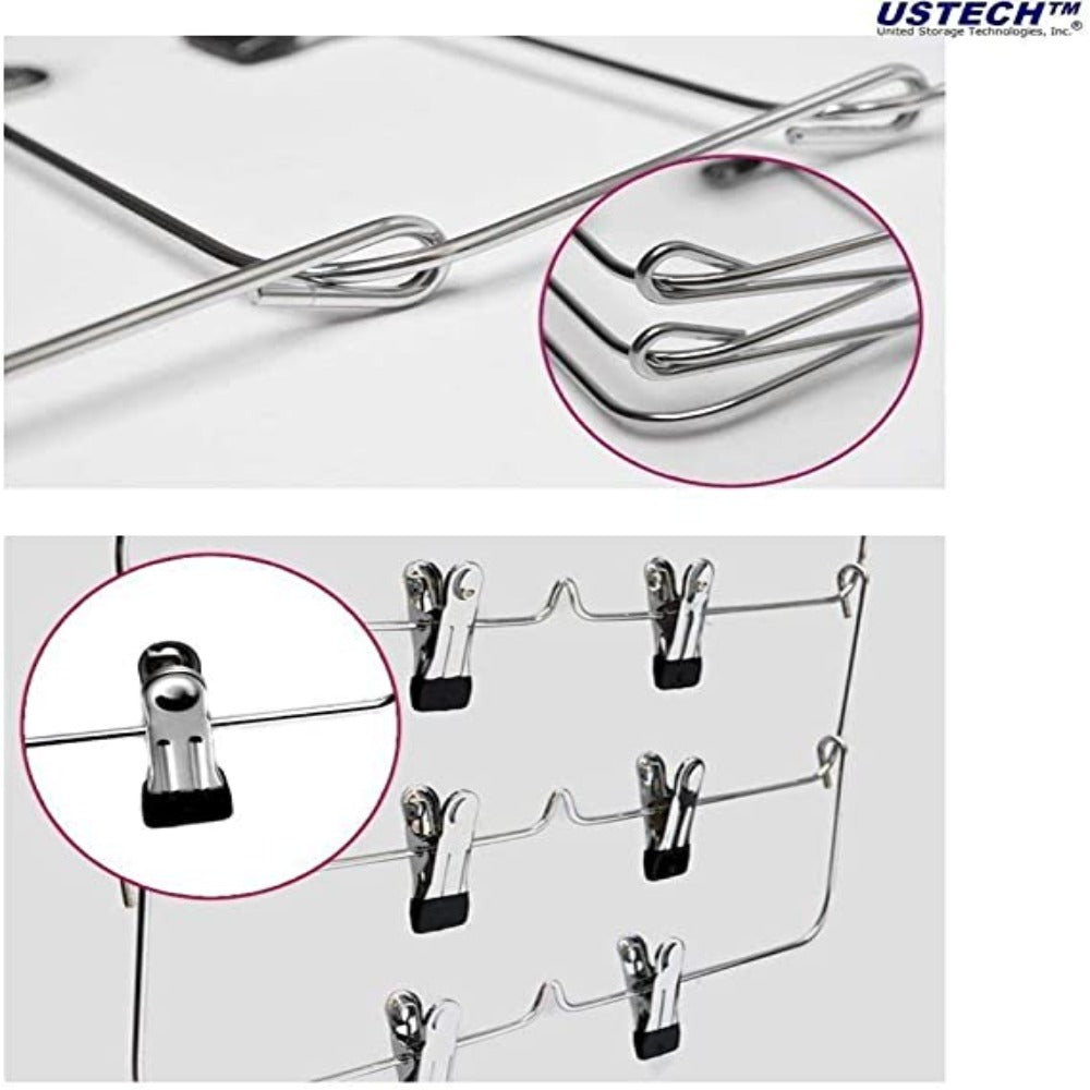 6-Tier Foldable Pants & Skirt Hanger - view 3
