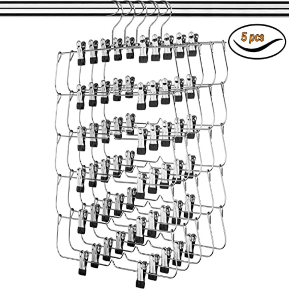 6-Tier Foldable Pants & Skirt Hanger - view 14