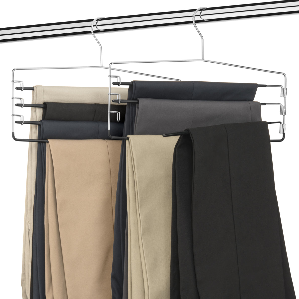 4-Tier Folding Pants Hanger - view 6