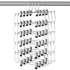6-Tier Foldable Pants & Skirt Hanger - view 13